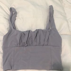 Purple Crop Top